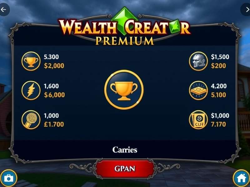Wealth Creator Premium Game Interface